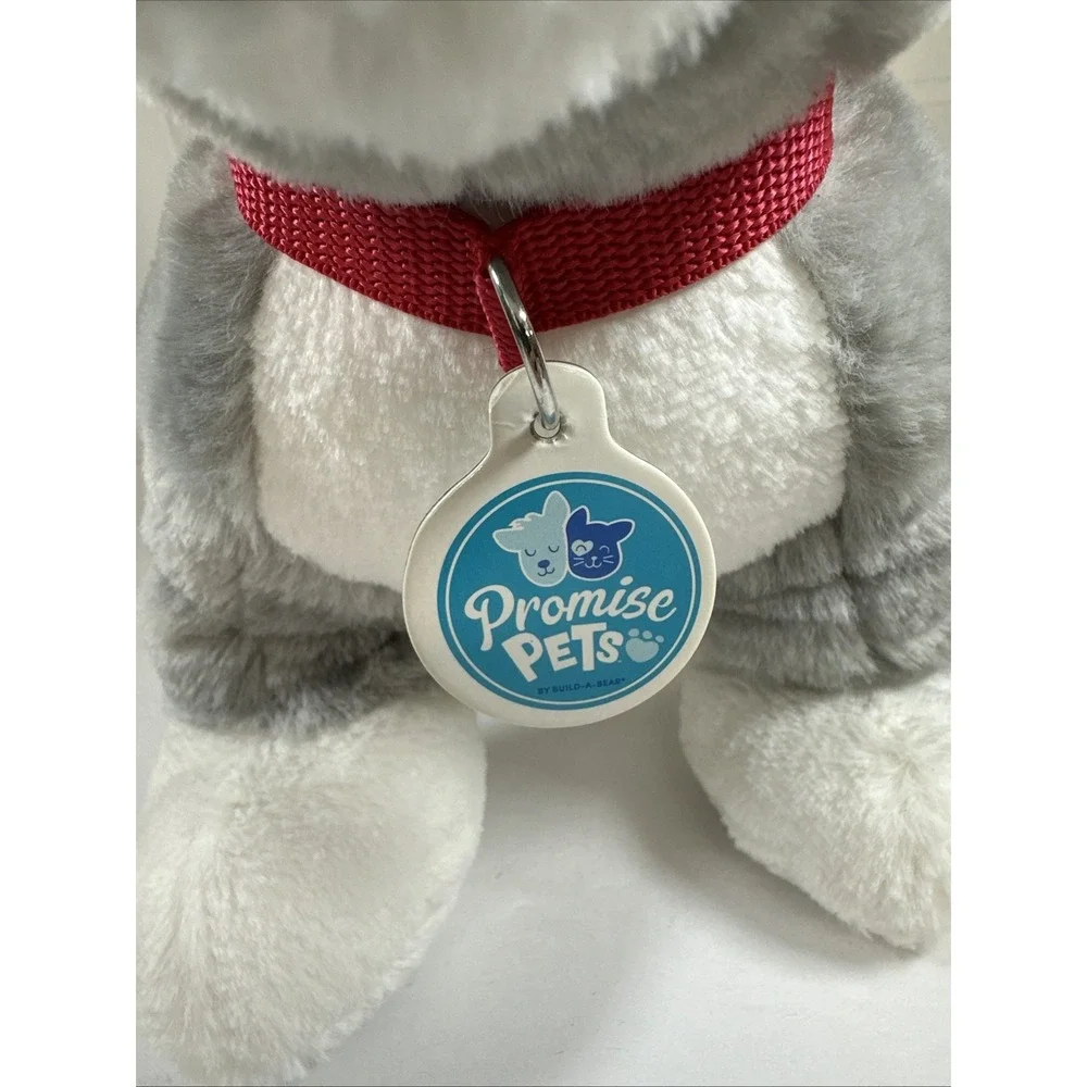 Build-A-Bear Promise Pets Gray Tabby Cat 2 Color Eyes Plush Stuffed Animal
